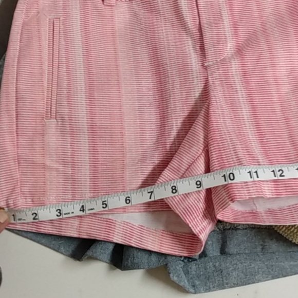 Bright Soft  Pink Twill Trouser Shorts by Ana Like New - Picture 13 of 14